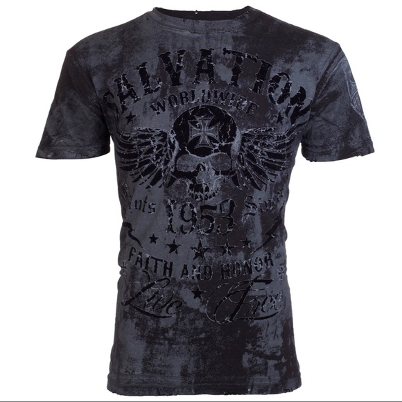 Affliction Other - Archaic By Affliction Men's T-Shirt BLACK TIDE